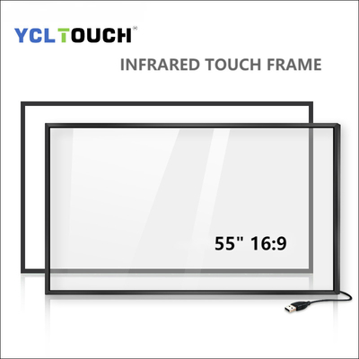 YCLTOUCH 55インチの赤外線接触フレームの高精度相互開いたフレーム