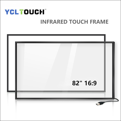 YCLTOUCH 82インチの20の接触ポイントが付いている赤外線多タッチ画面 フレーム